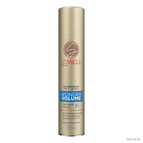 Лак для волос "Wonder Volume" сверхсильной фиксации (300 мл) — фото, картинка
