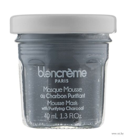 Маска муссовая для лица с углём "Mousse Mask With Charcoa" (40 мл) — фото, картинка