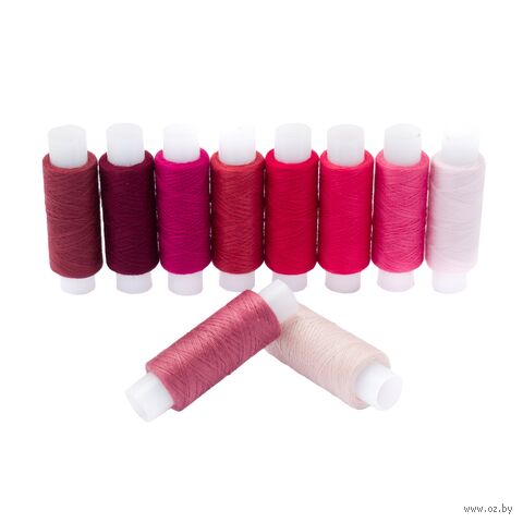 Набор швейных ниток 50/2 "Ассорти №24" (200 м; 10 шт.) — фото, картинка