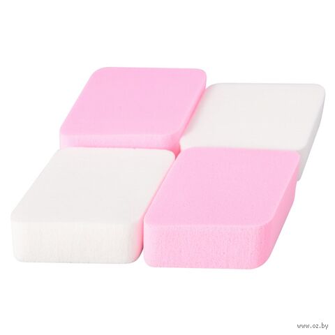 Набор спонжей для макияжа "Чистая кожа" (4 шт.) — фото, картинка