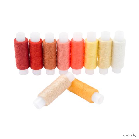 Набор швейных ниток 50/2 "Ассорти №25" (200 м; 10 шт.) — фото, картинка