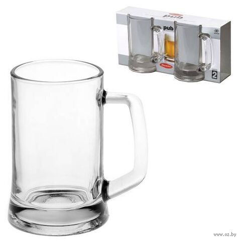 Набор кружек "Pasabahce Pub" (2 шт.; 380 мл) — фото, картинка