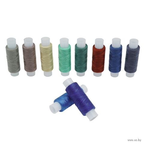 Набор швейных ниток 50/2 "Ассорти №42" (200 м; 10 шт.) — фото, картинка