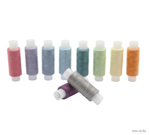Набор швейных ниток 50/2 "Ассорти №53" (200 м; 10 шт.) — фото, картинка