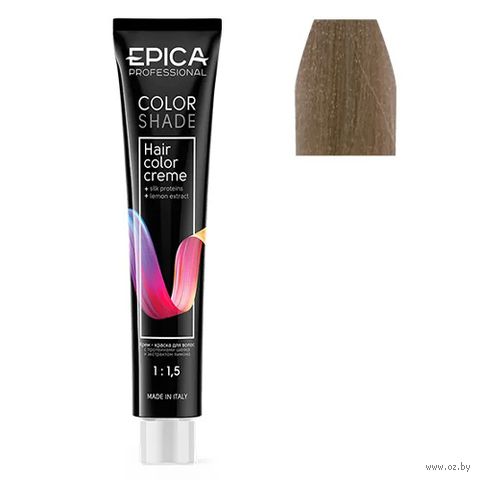 Крем-краска для волос "Colorshade" тон: 10.71, светлый блондин шоколадно-пепельный — фото, картинка