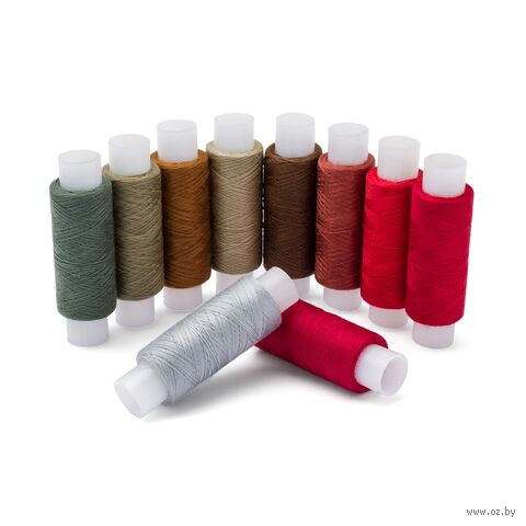 Набор швейных ниток 50/2 "Ассорти №93" (200 м; 10 шт.) — фото, картинка