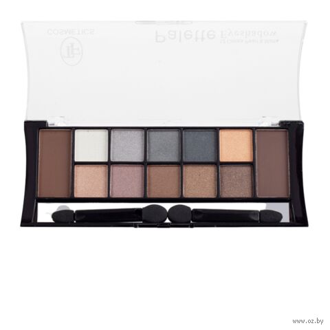 Палетка теней для век "Color Palette Eyeshadow" тон: 02, коричнево-бежевая гамма — фото, картинка