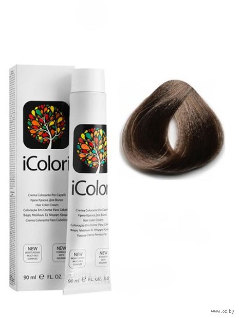 1Крем-краска для волос "iColori" тон: 7.1 — фото, картинка