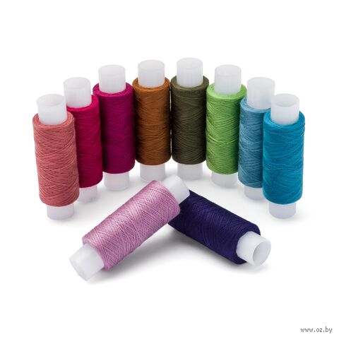Набор швейных ниток 50/2 "Ассорти №112" (200 м; 10 шт.) — фото, картинка