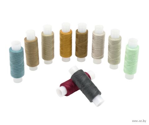 Набор швейных ниток 50/2 "Ассорти №129" (200 м; 10 шт.) — фото, картинка