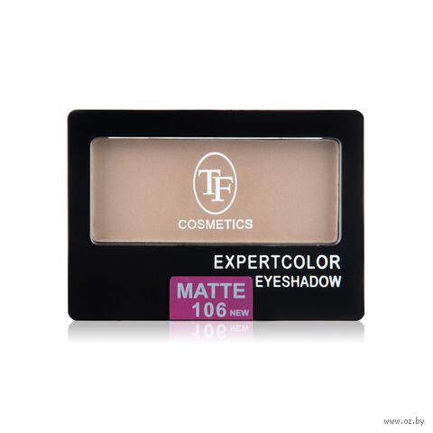 Тени для век "Expertcolor Eyeshadow Mono" тон: 106, бежево-коричневые — фото, картинка