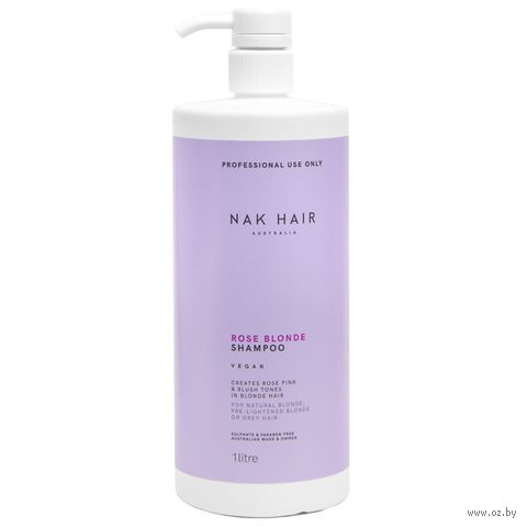 Тонирующий шампунь для волос "Rose Blonde Shampoo" (1 л) — фото, картинка