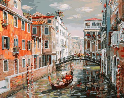 Картина по номерам "Венеция. Канал Сан Джованни Латерано" (400х500 мм) — фото, картинка