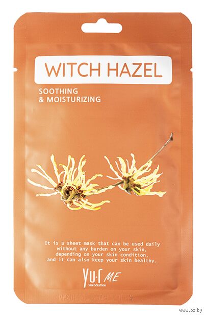 Тканевая маска для лица "Me Witch Hazel Sheet Mask" (1 шт.) — фото, картинка