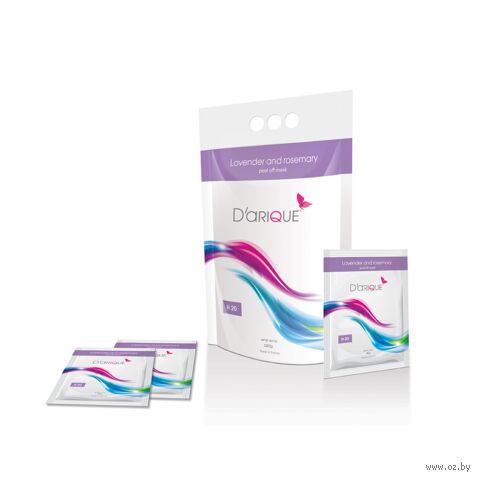 Маска для лица "Альгинатная. Лаванда и розмарин" (500 г) — фото, картинка