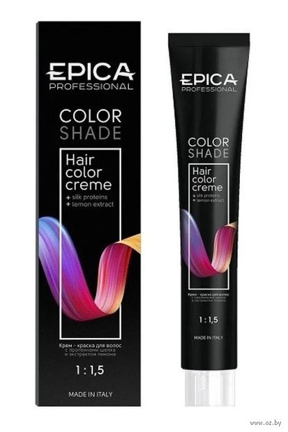 Крем-краска для волос "Colorshade" тон: 6.12, тёмно-русый перламутровый — фото, картинка