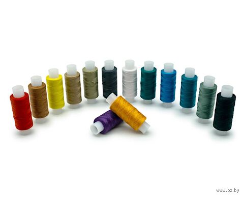 Набор ниток армированных 35ЛЛ "Ассорти" (200 м; 14 шт.) — фото, картинка