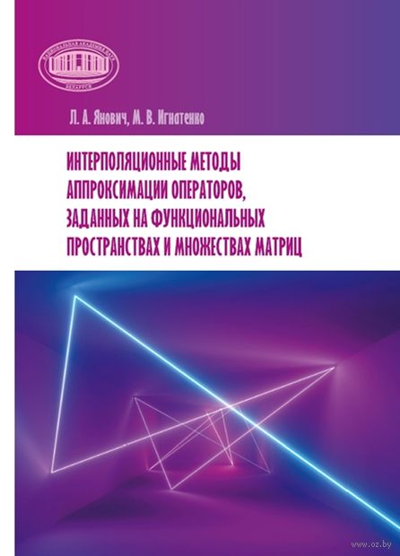 Интерполяционные методы аппроксимации операторов, заданных на функциональных пространствах и множествах матриц — фото, картинка