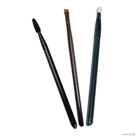 Набор кистей для макияжа "Nice View М015" (3 шт.) — фото, картинка