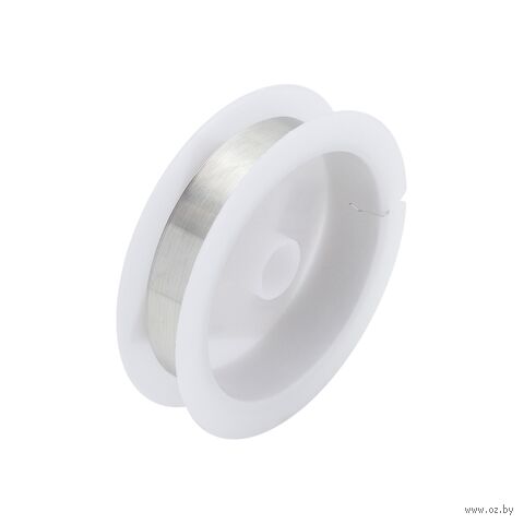 Проволока медная для рукоделия (0,3 мм х 30 м; серебро) — фото, картинка