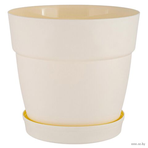 Цветочный горшок "Villa de Fiori" (2 л; белоснежный жасмин) — фото, картинка
