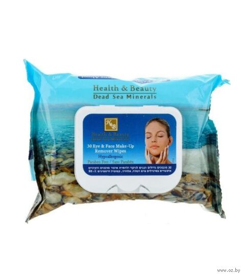 Влажные салфетки для снятия макияжа "С минералами мертвого моря" (30 шт.) — фото, картинка