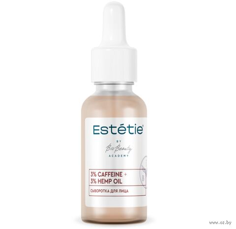 Сыворотка для лица "3% caffeine + 3% hemp oil" (30 мл) — фото, картинка