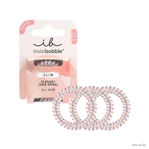 Набор резинок-браслетов для волос "Invisibobble Slim Vanity Fairy" (3 шт.) — фото, картинка