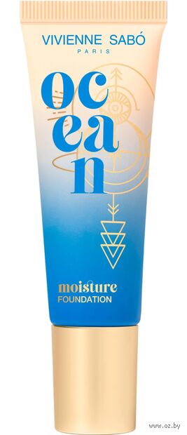 Тональная основа для лица "Ocean" тон: 02, теплый бежевый — фото, картинка