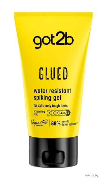 Гель для укладки волос водостойкий "Glued Water Resistant Spiking Gel" (150 мл) — фото, картинка