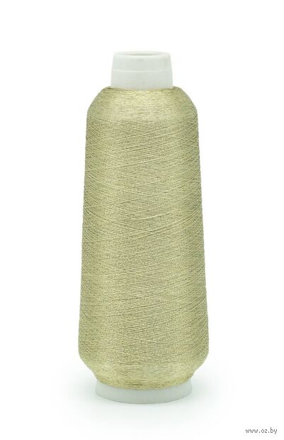 Нить для шитья 150D/1 "Металлизированная" (4572 м; светлое золото) — фото, картинка