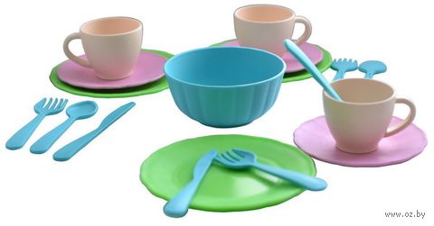 Набор детской посуды "Подружки" — фото, картинка