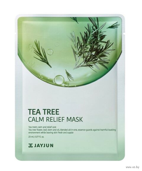 Тканевая маска для лица "Успокаивающая. Tea Tree Calm Relief Mask" (23 мл) — фото, картинка