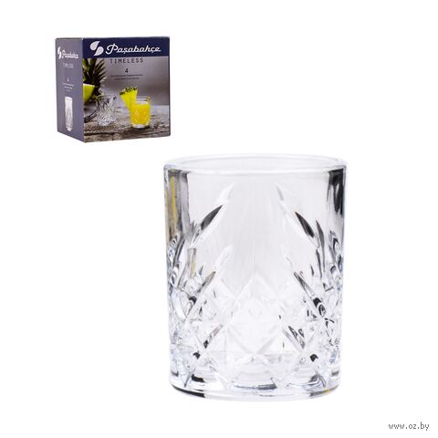 Набор стаканов "Pasabahce Timeless" (4 шт.; 62 мл) — фото, картинка