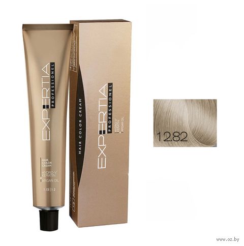 Крем-краска для волос "Expertia" тон: 12.82, ультра-светлый блондин жемчужно-фиолетовый — фото, картинка