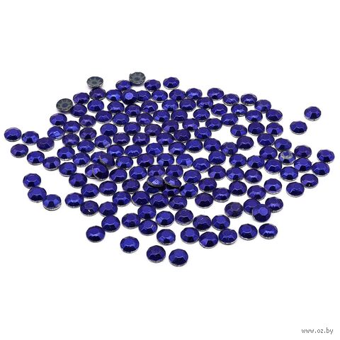 Стразы термоклеевые для рукоделия (2 мм; 150 шт.; фиолетовый) — фото, картинка