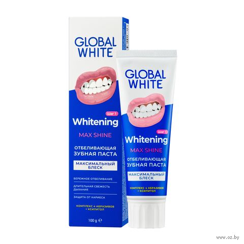 Зубная паста "Global White. Whitening" (100 мл) — фото, картинка