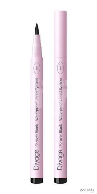 Подводка-фломастер для глаз "Forever Black" тон: 01, черный — фото, картинка