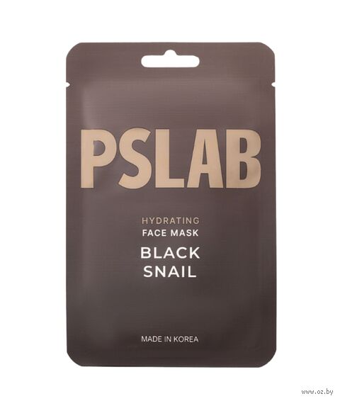 Маска тканевая для лица "Black Snail. Питательная" (21 мл) — фото, картинка