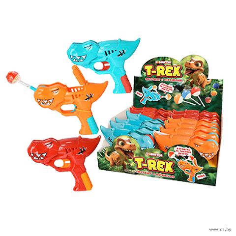 Карамель леденцовая "Со вкусом клубники, апельсина, черники с игрушкой" (10 г) — фото, картинка