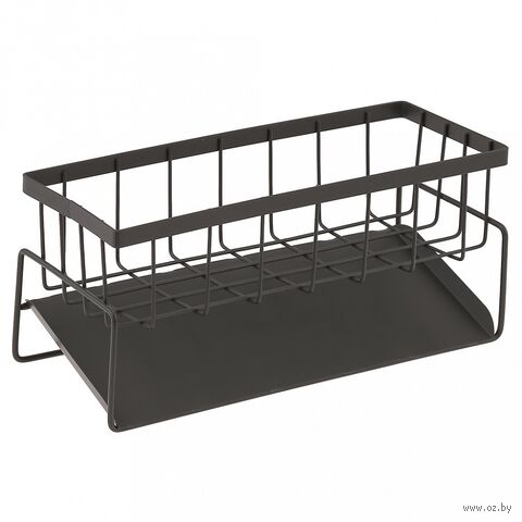 Подставка для губок и моющего средства "Порядок" (графит) — фото, картинка