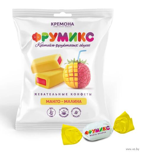 Конфеты жевательные "Фрумикс со вкусом манго и малины" (45 г) — фото, картинка