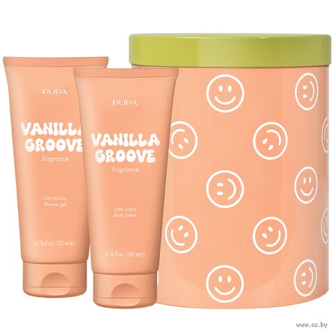 Подарочный набор "Vanilla Groove" (гель для душа, лосьон для тела) — фото, картинка