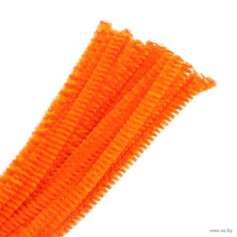 Проволока синельная для творчества "Двухцветная" (300 мм; 30 шт.; красно-оранжевый) — фото, картинка