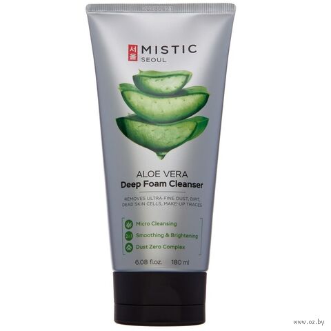 Пенка для умывания "Aloe Vera Deep Foam Cleanser" (180 мл) — фото, картинка
