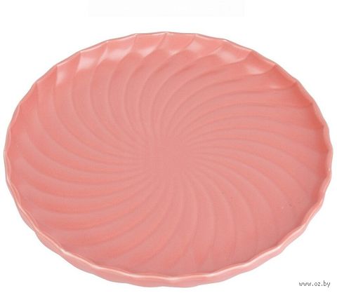Тарелка фарфоровая "Fresh Taste. Dark pink" (210 мм) — фото, картинка