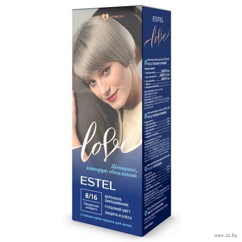 Крем-краска для волос "Estel Love" тон: 8/16, лакричная конфета — фото, картинка