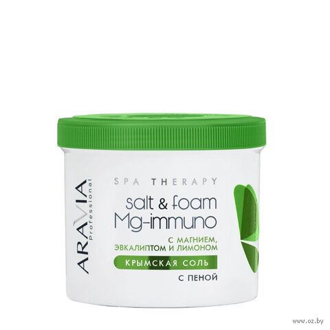 Соль с пеной для ванн "Крымская. С магнием, эвкалиптом и лимоном" (730 г) — фото, картинка