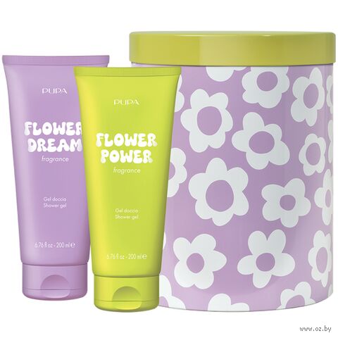 Подарочный набор "Flower Dream+Flower Power" (2 геля для душа) — фото, картинка