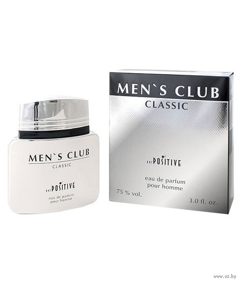 Парфюмерная вода для мужчин "Men's Club Classic" (90 мл) — фото, картинка